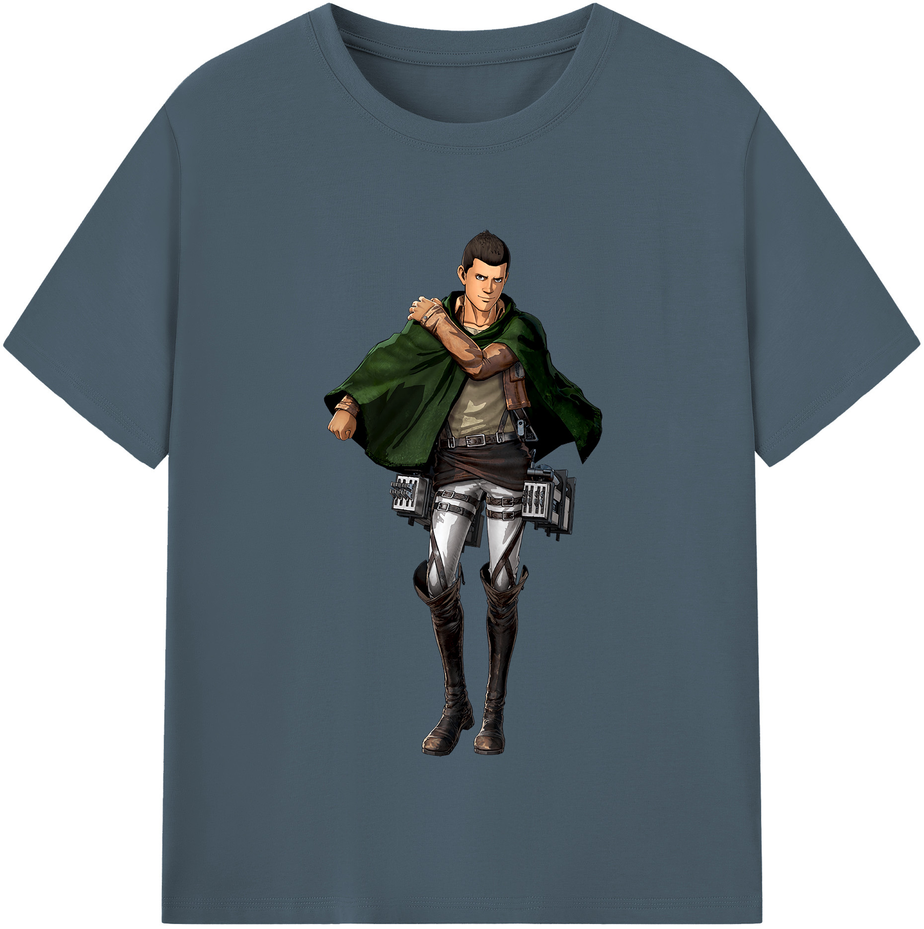 （画像用） 進撃の巨人 Attack on Titan 綿100％半袖Tシャツ（フロントプリント）